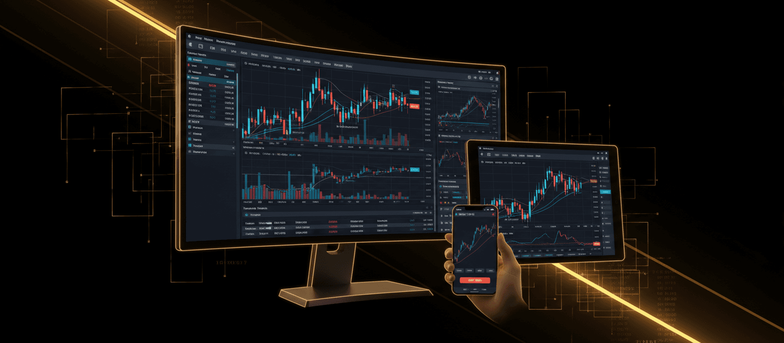Gold price trend chart illustration